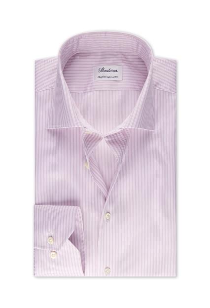 Stenströms Slimline White/Pink Stripe